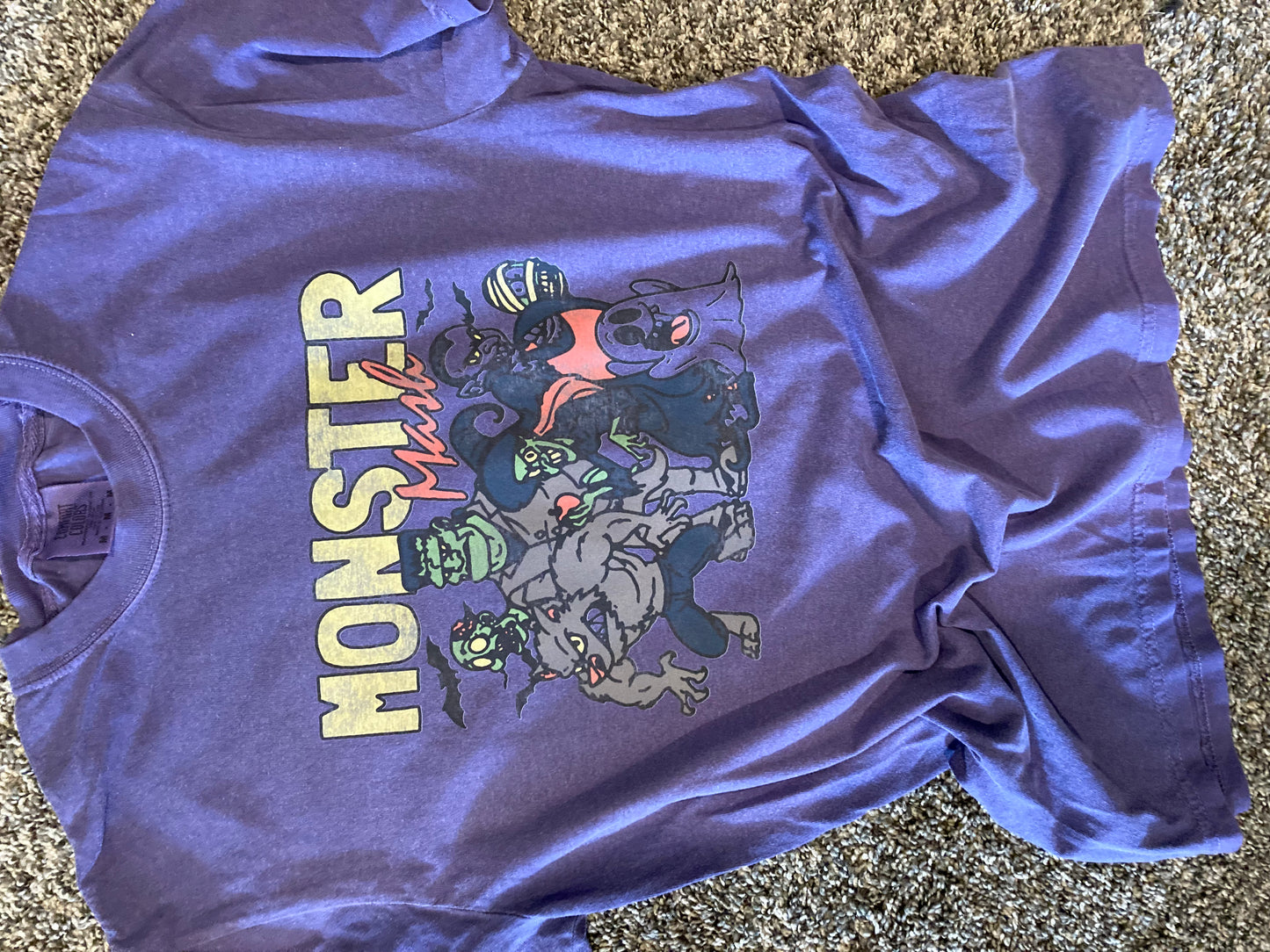 Vintage monster mash tee