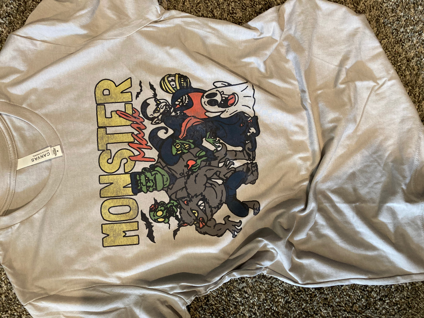 Vintage monster mash tee